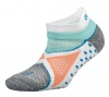 Balega Women's Enduro No Show Socks - White & Aqua Photo