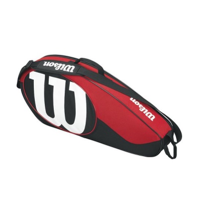 Photo of Wilson Match 2 3 Pack Bag - Black & Red