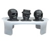 3D Silicone Skull Ice Cube Maker Photo