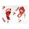 Non-Slip Horror Footprints Mat Photo