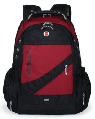 Photo of Charmza Laptop Bag - Red & Black