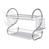 Comfeto Wares Two Tier Dish Rack - Silver Photo