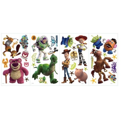 RoomMates Decor Toy Story 3 Glow in the Dark Peel Stick Wall Decals
