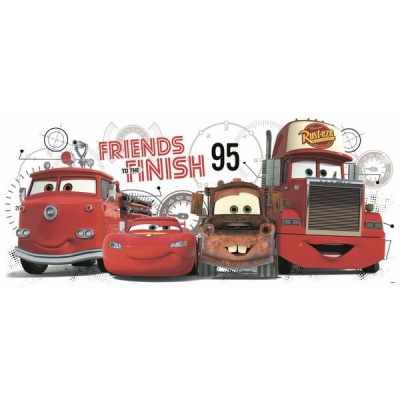 RoomMates Decor Cars 2 Friends to the Finish Peel Stick Giant Wall Decals