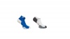 Vitalsox Ladies Court Sport Low-Cut & Secret Compression Socks - Royal & White Photo