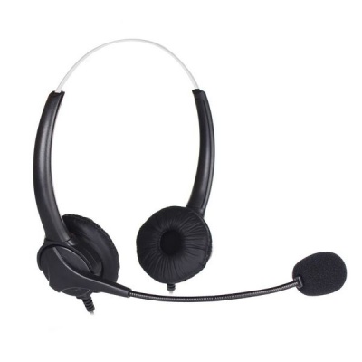 Photo of Tuff-Luv USB Noise Cancelling Headphones with Microphone and Volume Controls - Black