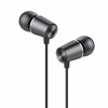 VINSIC DSIT030 Wired Metal Earphones - Black Photo