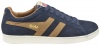 Gola Men's Equipe Suede Trainer - Navy & Tobacco Photo