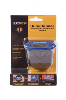 Photo of Music Nomad 3-in-1 Humidity & Temperature Monitor - The HumiReader