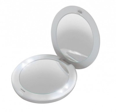 Photo of Homedics Rechargeable Mirror - Pearl White