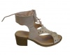 Women's Block Heels - Nude Photo