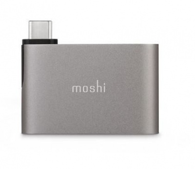 Photo of Moshi USB-C to Dual USB-A Adapter - Titanium Grey