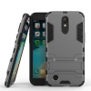 LG 2" 1 Hybrid Dual Shockproof Stand Case for K10 2017 - Navy Photo