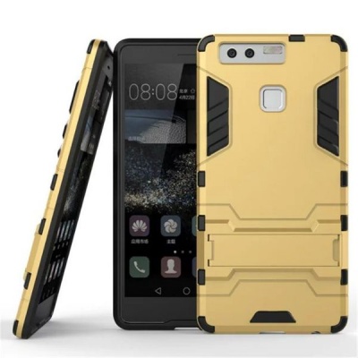 Photo of 2-in-1 Hybrid Dual Shockproof Stand Case for Huawei P9 - Gold