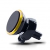 Magnetic Air Vent Smartphone Holder - Gold Photo