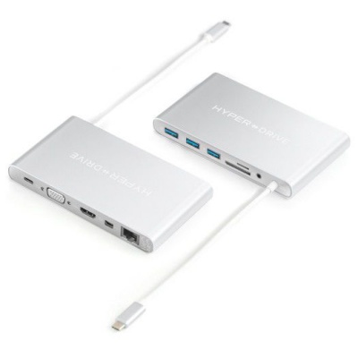 Photo of HyperDrive Ultimate USB-C Hub - Silver