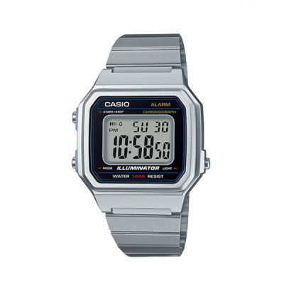 Photo of Casio Men's B650WD-1ADF Retro Digital Square Watch - Silver