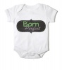 Just Kidding Unisex Born Perfect Short Sleeve Onesie - White Photo