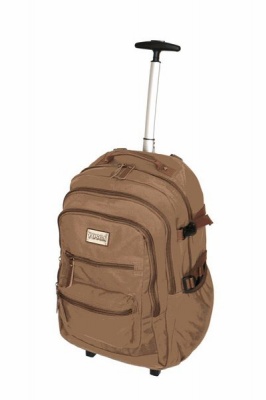 Photo of Tosca Canvas 17" Laptop Trolley Backpack - Coffee