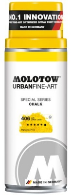 Photo of Molotow - Artist Chalk Spray 400ml - Yellow 406