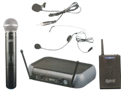 Photo of Hybrid Dual UHF Microphone Headset System