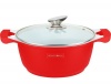 Royalty Line 32cm Ceramic Coating Casserole Pot - Red Photo