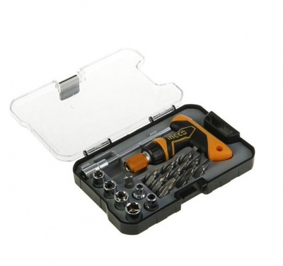 Photo of Ingco 18 Piece Interchangeable T-Handle Screwdriver & Socket Set