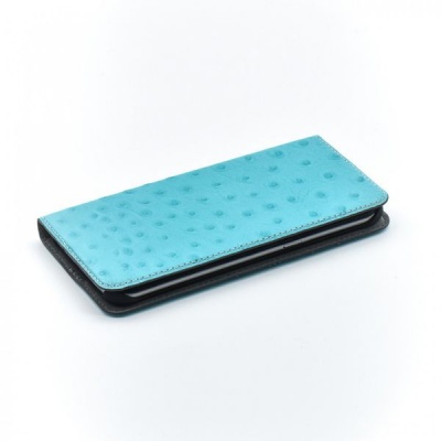 Photo of Samsung Tellur Book Case Magnetic for S8 Ostrich Leather - Turquoise