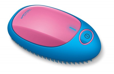 Photo of Beurer Ion Detangling Hair Brush HT 10 Blue & Pink