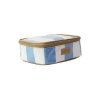 Emily Louise Alex Lunch Bag - Blue Stripes & White Photo
