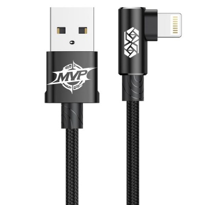 Photo of Baseus 1m - 2A MVP USB Type-A 2.0 to Lightning Cable - Black Cellphone