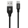 Baseus 1m - 2A Yiven USB Type-A 2.0 to Micro Cable - Black Photo