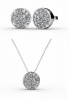 Destiny Alayna Set with Swarovski Crystals - White Photo