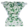 Bamboo Baby Newborn Hook & Loop Nappy Cover - Croc Photo