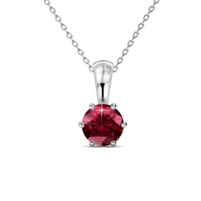 Photo of Crystalize 925 Silver January Birthstone Necklace with Swarovski® Crystal
