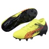 Junior Puma Future 18.4 FG AG Soccer Boots - Yellow/Red Photo