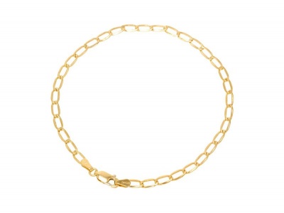 Photo of Art Jewellers 21cm Curb Link Bracelet - Gold Fusion