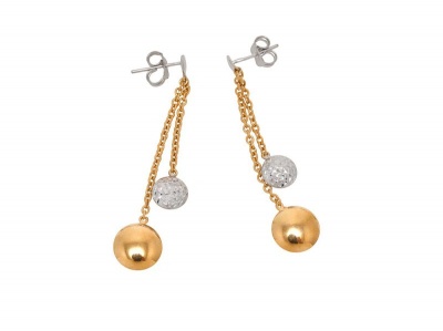Photo of Art Jewellers Fancy Drop Earrings - Gold Fusion