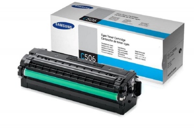 Photo of Samsung CLT-C506L Cyan Laser Toner Cartridge