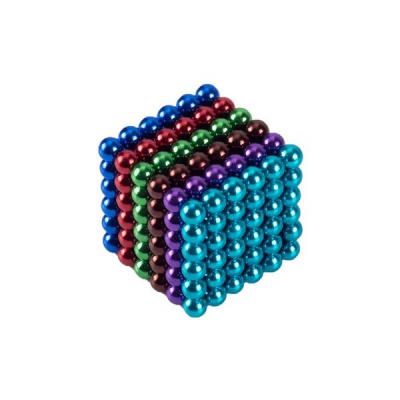 Magnetic Balls Rainbow 125 Pieces