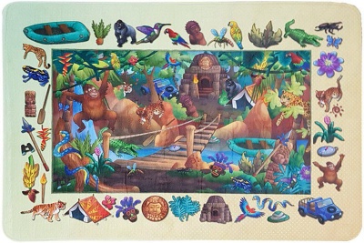Photo of Kids Original Jungle Discovery Ultra Soft Playmat - 100cm x 150cm