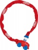 Abus Kids Flexible Steel Chain Bike Lock - Red Photo
