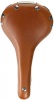 M-Wave Race T.L Bicycle Saddle - Tan Leather Photo