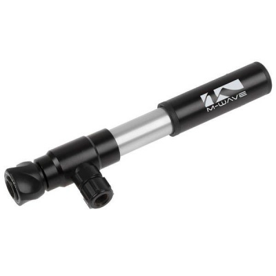 Photo of M-Wave Mini Bicycle Pump with CO2 Adapter - Black
