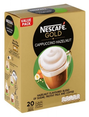 Photo of Nescafe Gold NESCAFÉ GOLD Cappuccino Hazelnut 20 pack