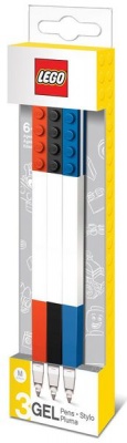 Photo of LEGO 3 Pack Gel Pens; Red Black Blue