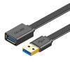 CE-LINK 2m USB-A Male to USB-A Female Flat Cable Photo
