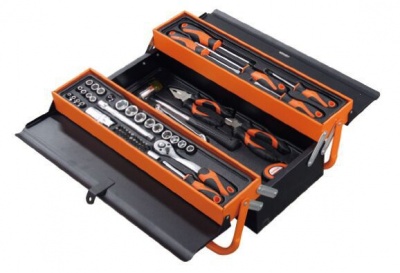 Photo of Kendo - 70 Piece Complete Tool Set - Including 3 Tier Cantilever Toolbox