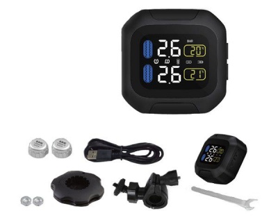 Photo of Tyre Care Motorcycle Tyre Pressure Monitoring System-2 External Sensors