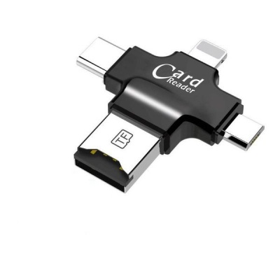 Photo of iDragon USB-C Micro USB P& Lightning OTG Card Reader